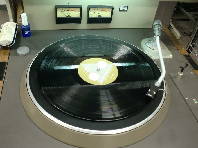 LPレコードデジタイズ風景