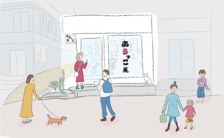あるっこ展外装イメージ