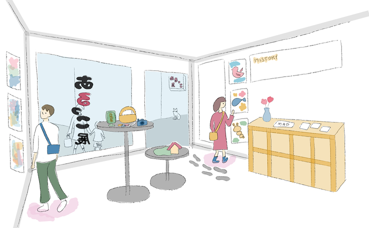 あるっこ展内装イメージ