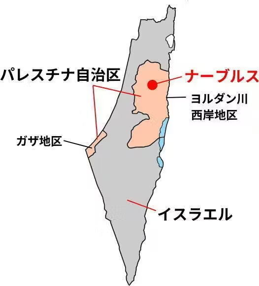 パレスチナ 地図