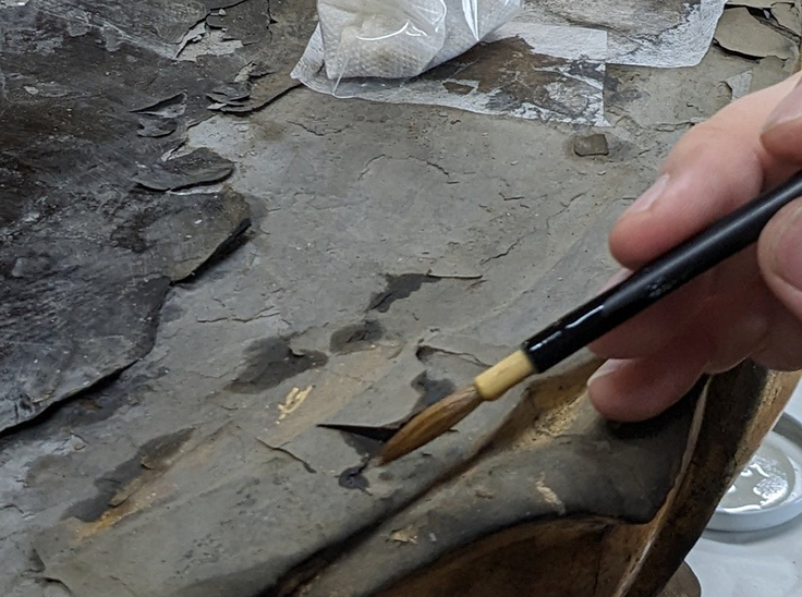 普門院御本尊木造大日如来坐像の蓮華座