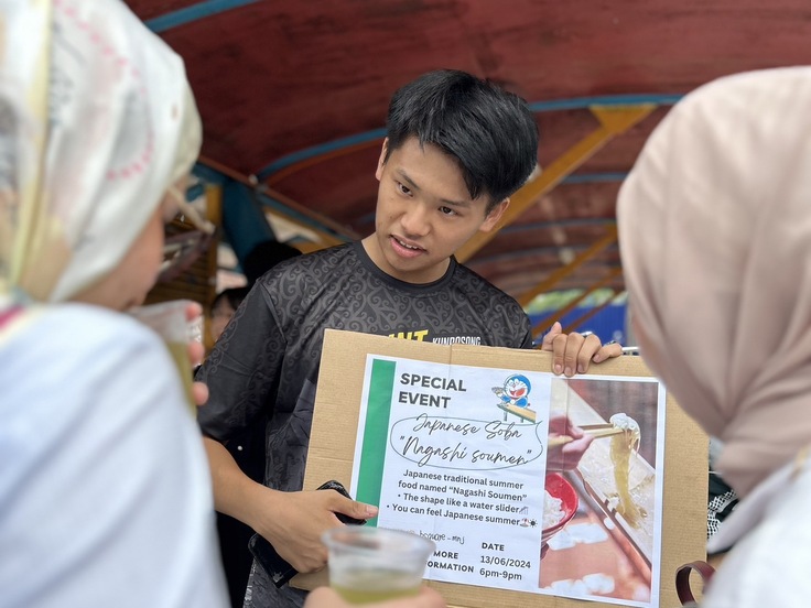 イベント開催の告知活動の様子