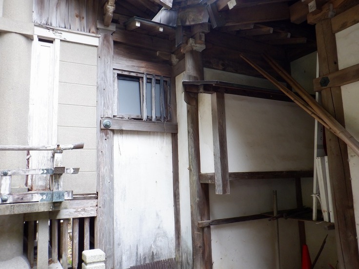 傷みの激しい箇所