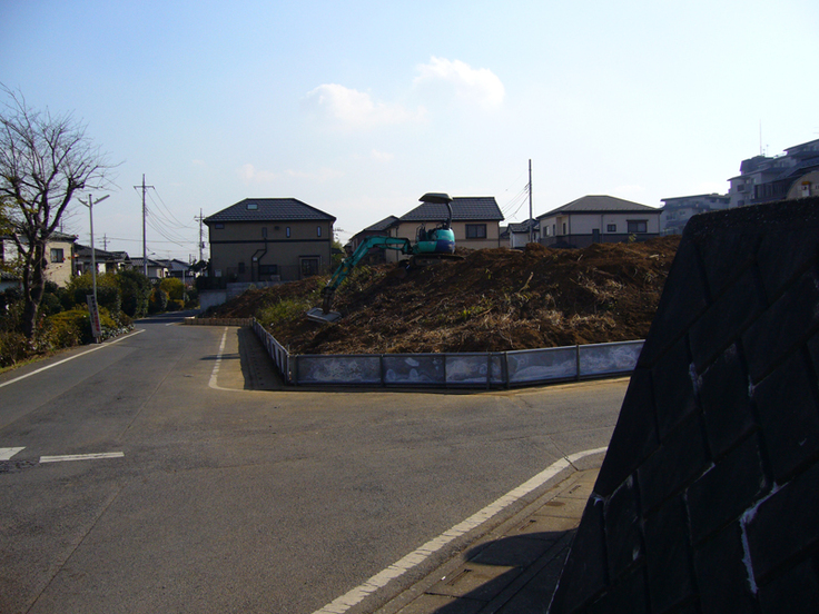 雑木林は団地開発で消えた