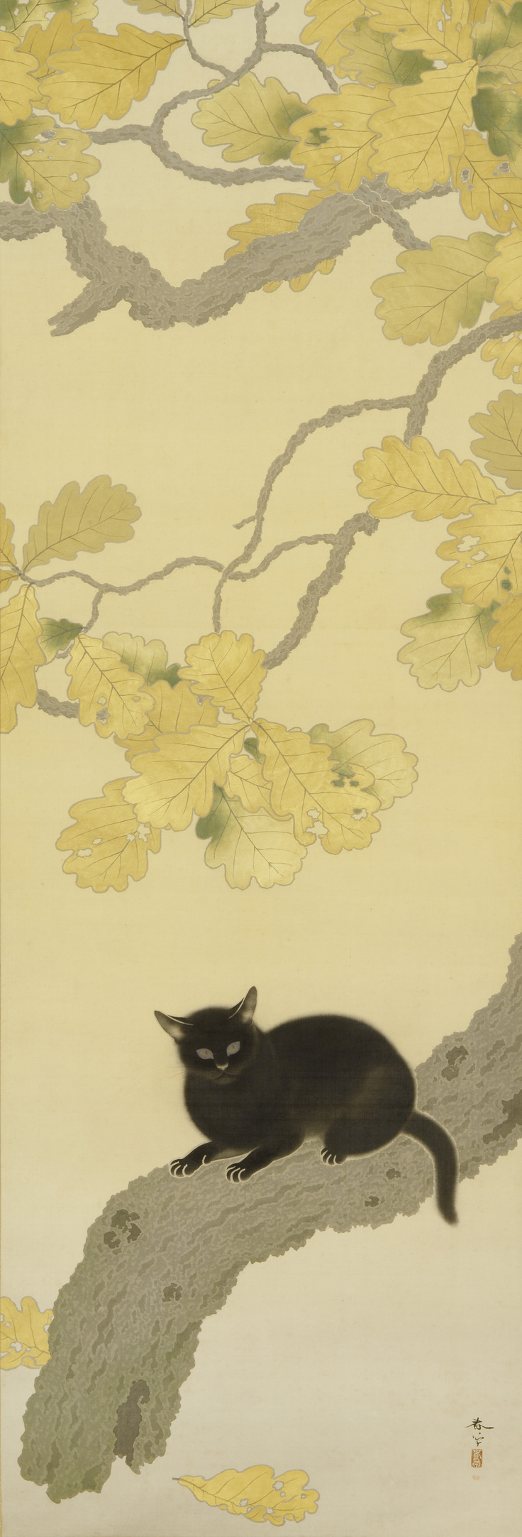 重要文化財 菱田春草「黒き猫」 明治43年（1910）