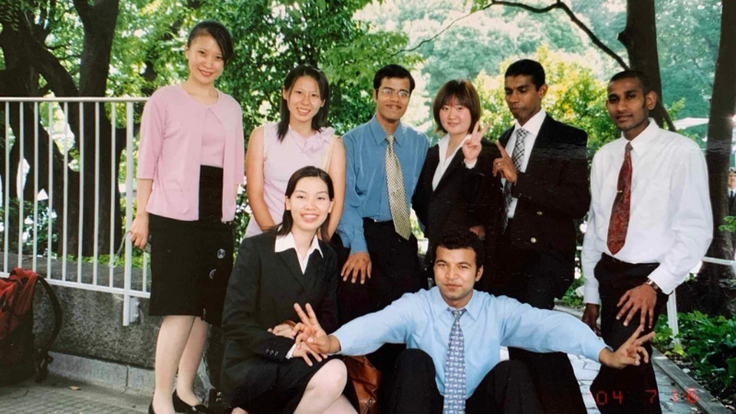 ホテルスクールの頃の写真