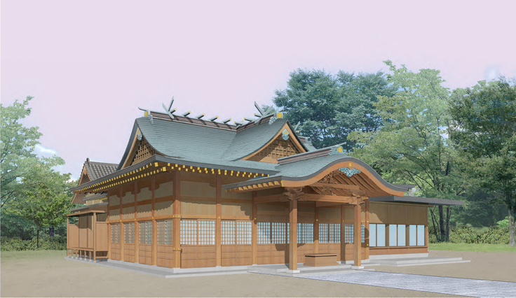 大村神社新社殿完成イメージ