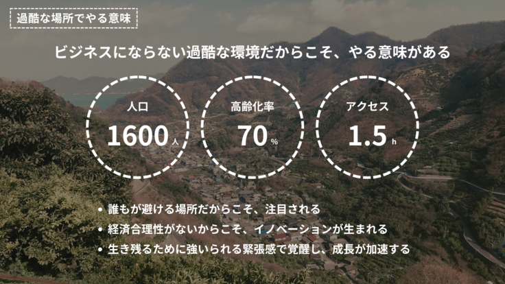 なぜ過酷な場所でやるのか