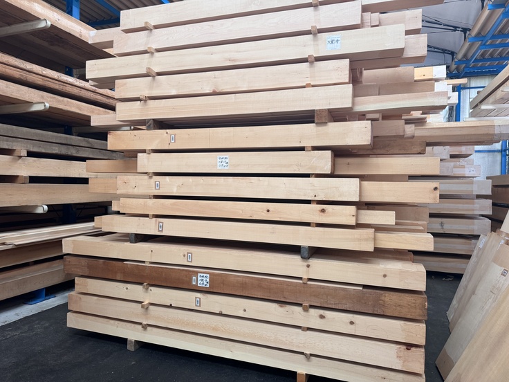 実際の光背台座用材