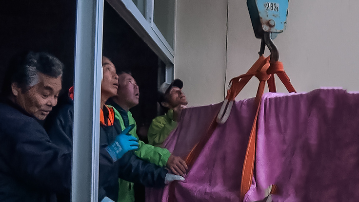 宮古市・千鶏小被災ピアノ