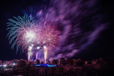 昨年(2023年)の花火大会の様子