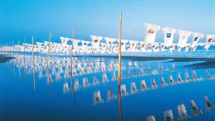 砂浜美術館の風景