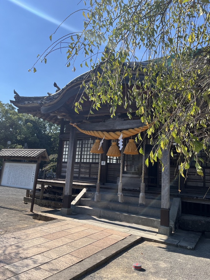 まだまだ残暑厳しい大村神社境内の現在の様子です。