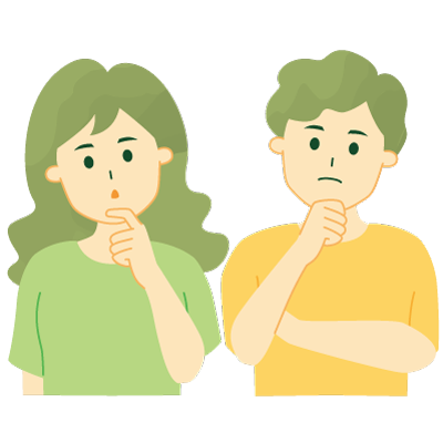 考えているイラスト