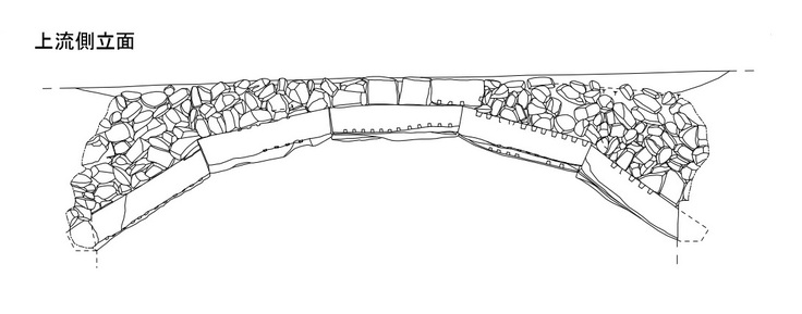 展開図(上流側立面）