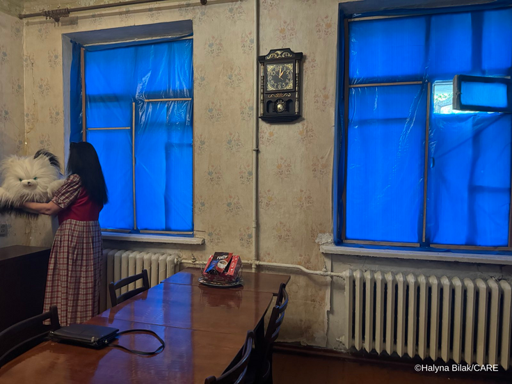 1年半以上陽の当たらないアパートでのオルハさん