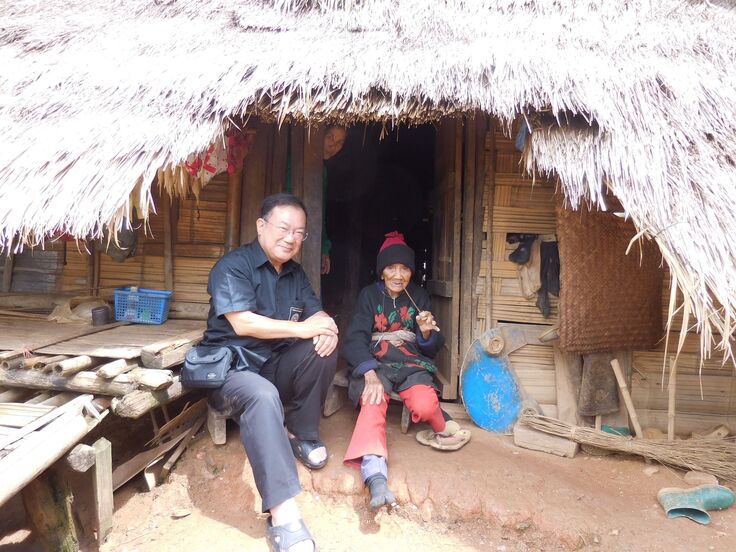 現地で支援活動を続ける原田先生(画像使用承諾済)