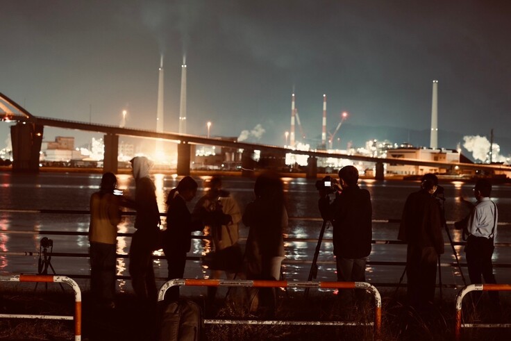 周南大橋を狙い撮り