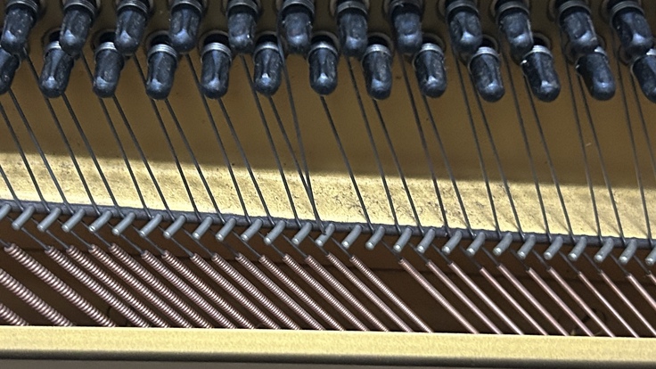 ピアノの弦が切れている様子(12/17以前)