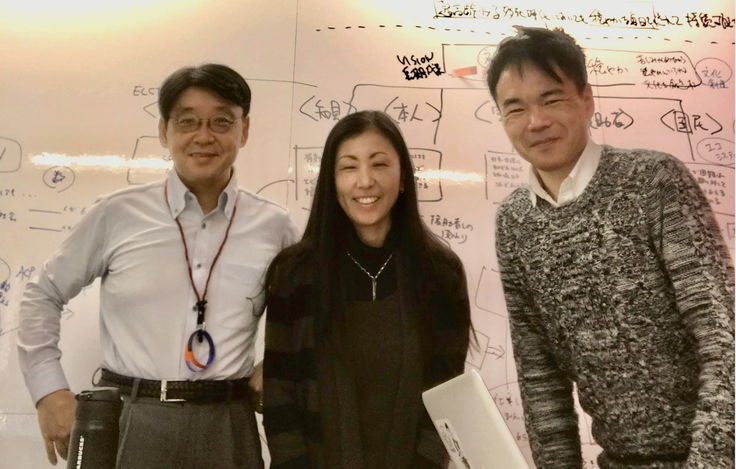 小澤竹俊先生と千田恵子さんと田辺大