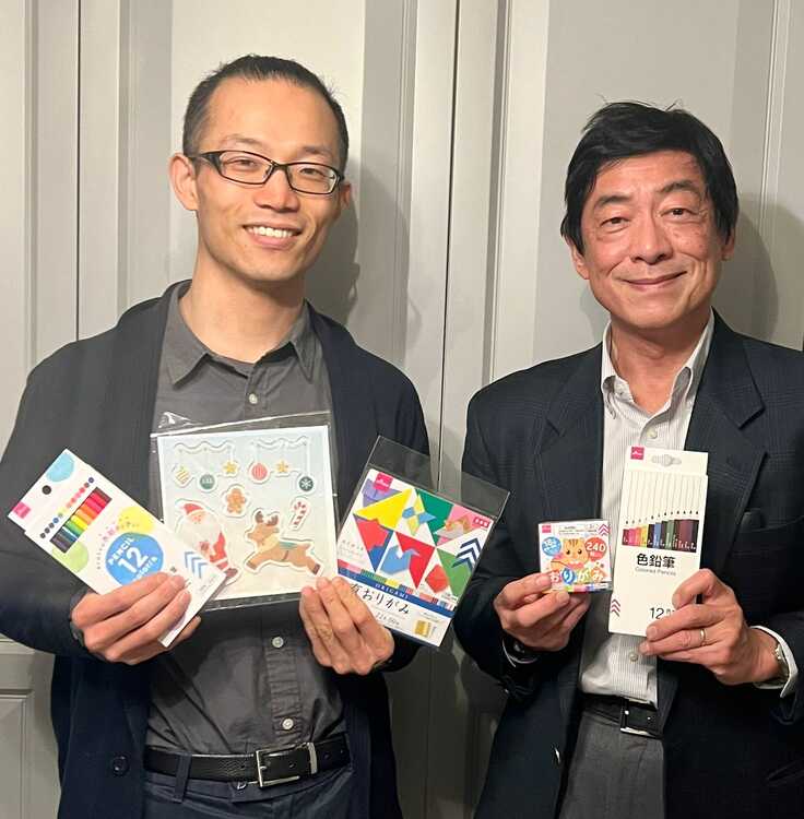 １ヶ月半前に離任なさった宮島大使とポーランドにて再会