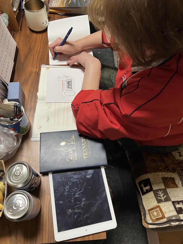 やけんとあったかいおうちの絵本を出筆中