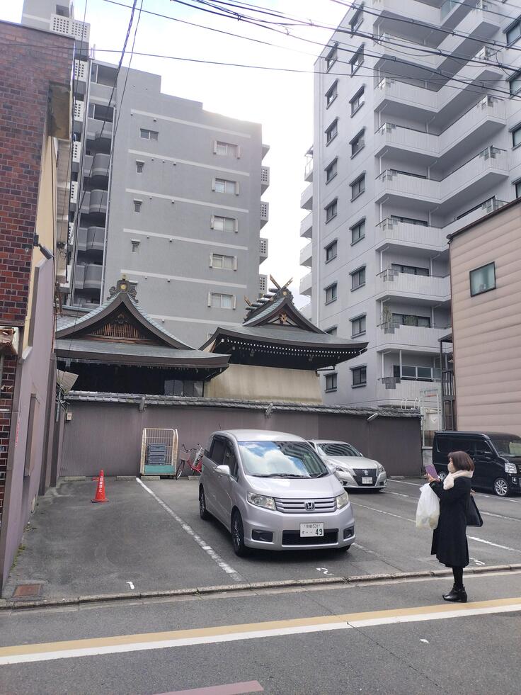 かつて平野さんの自宅があり火災が発生した場所です。いま駐車場になっています。