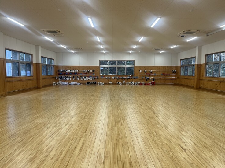 旧マット撤去後