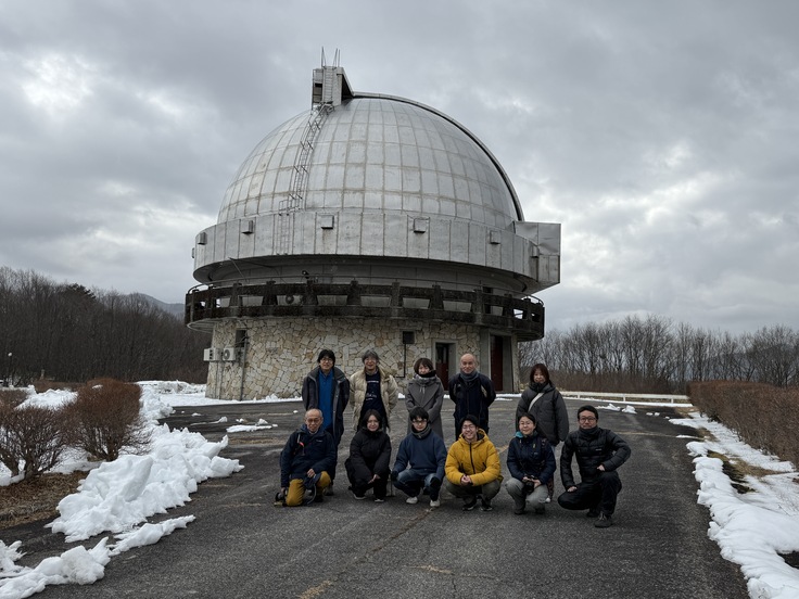 東京大学　木曽天文台にて