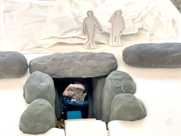 弁財天のお宮の模型