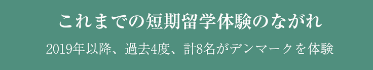 これまでの短期留学体験のながれ