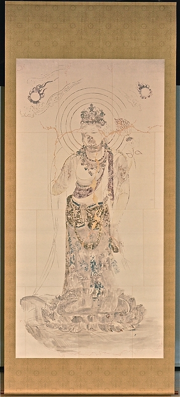 第７号壁　聖観音菩薩像（表装後）