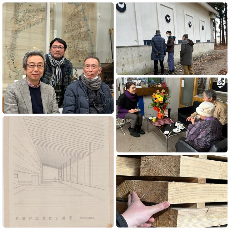 竹山先生、金子氏と地域の人たち