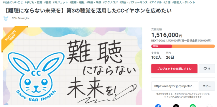 難聴にならない未来をプロジェクト