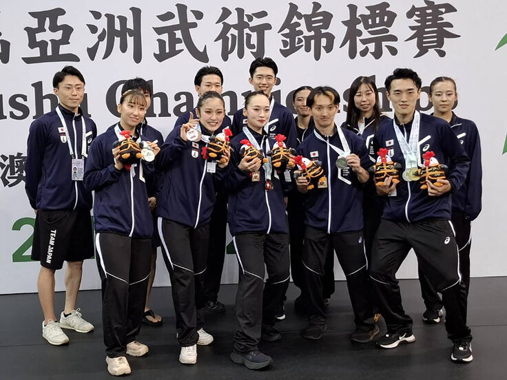 昨年のアジア選手権、日本選手団