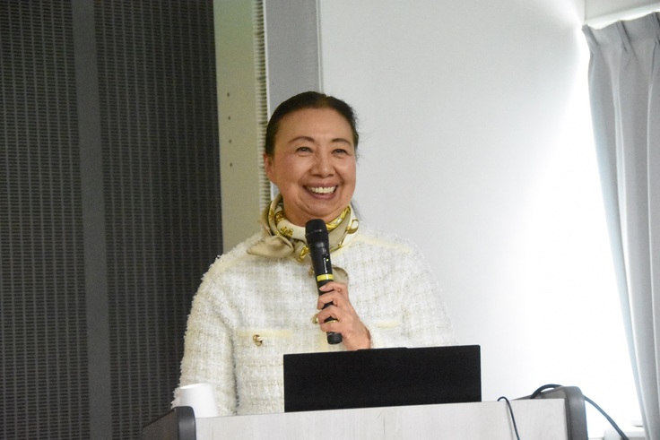 ディスレクシア当事者・保護者・研究者でもある会長の藤堂栄英子