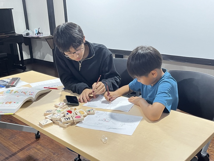 ボランティアと一緒に