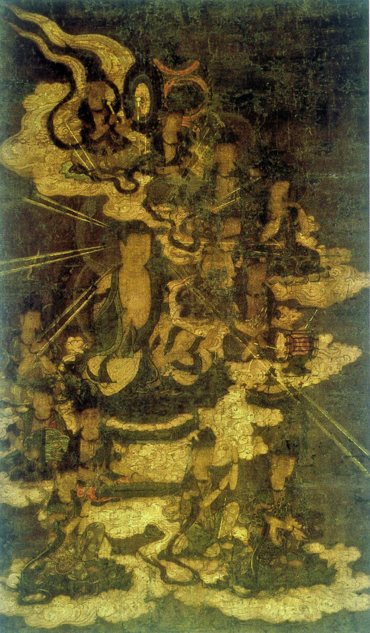 重要文化財「絹本著色聖衆来迎図（複製）」