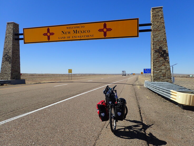 テキサス州からニューメキシコ州へ
