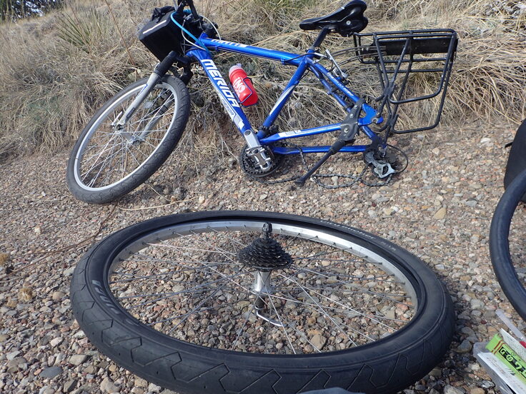 タイヤのパンク