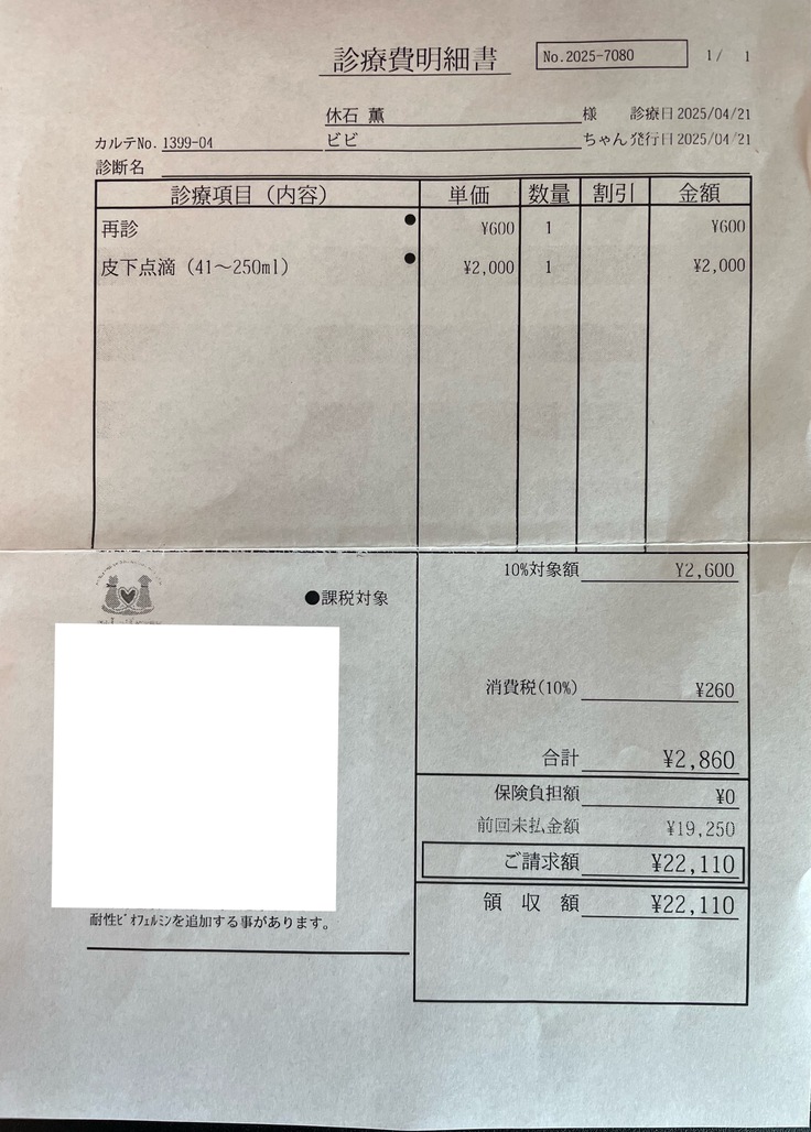 骨髄検査と点滴費用