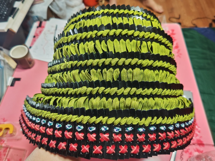 次は鉢との連結と、吹返（ふきかえし）の製作