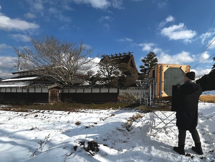 築200年の古民家をカロタイプで撮影