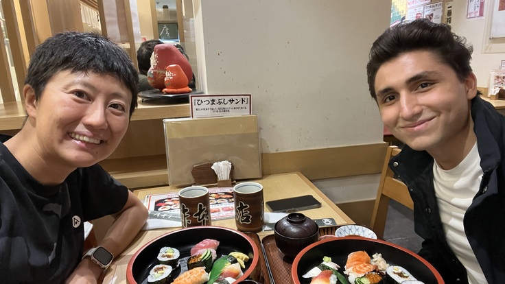 初めてのお寿司