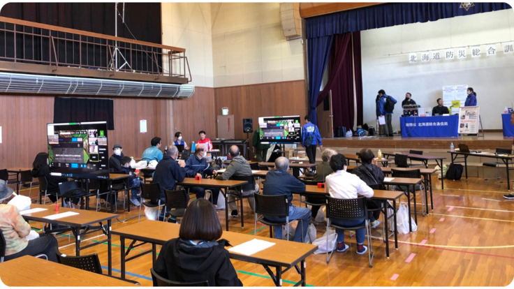 防災普及活動の様子