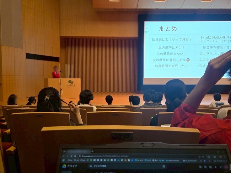 実行委員会総会の様子