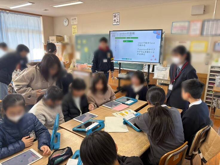 普段の出前授業ボランティアの様子