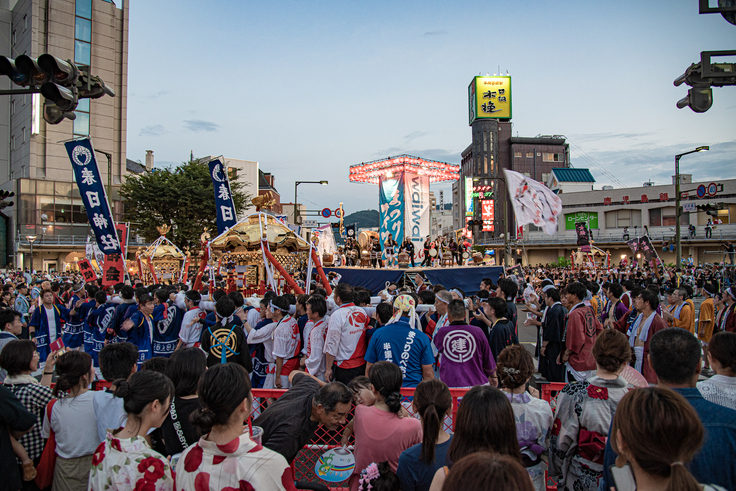 まつりのべおかの様子