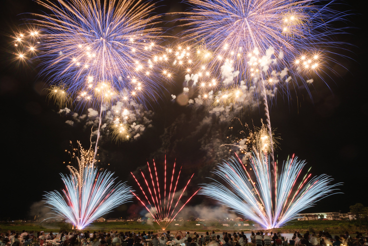 花火大会の様子