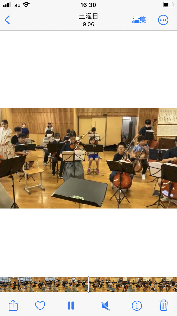 受験で卒業していく仲間達との別れと、新たに沢山の小さい人達との出会い。入りました。